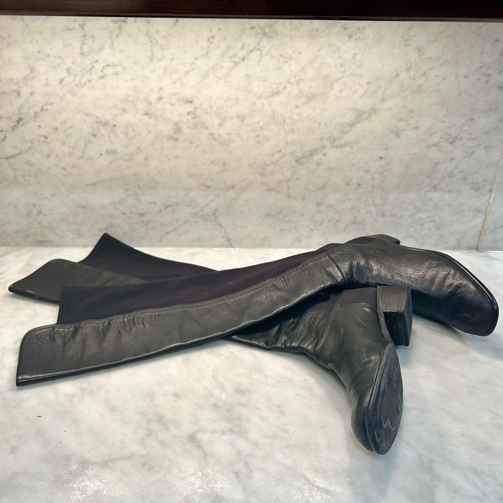 Walter Steiger Black Over the Knee Boots